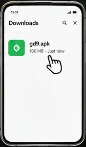 Open downloaded APK
